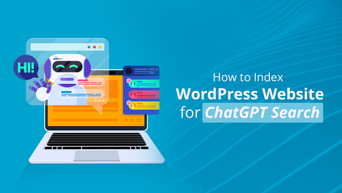 How to Index a WordPress Website for ChatGPT Search blog banner