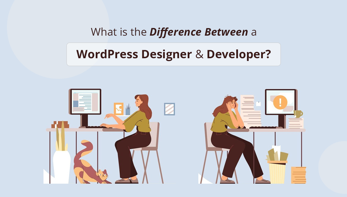 Difference Between a WordPress Designer and Developer? blog banner