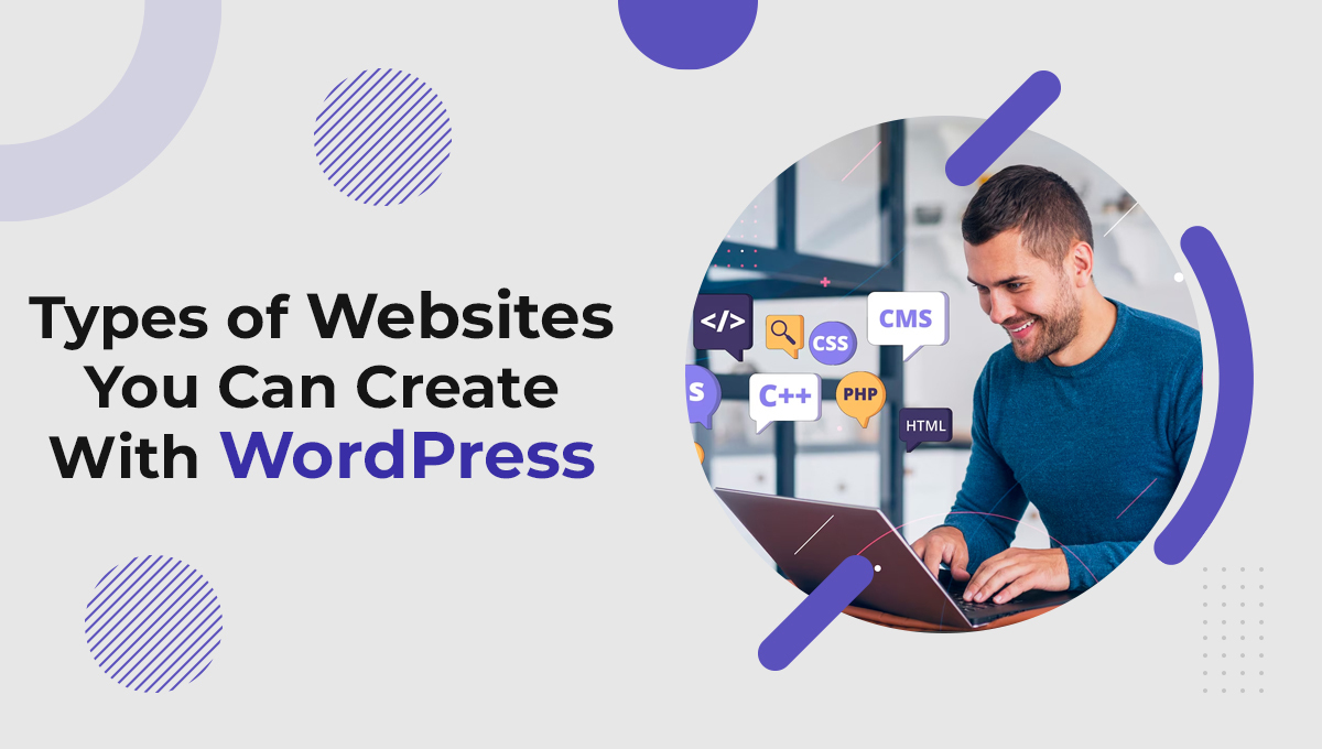 Types of Websites You Can Create With WordPress in 2026 banner